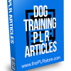 Dog Training PLR Articles
