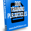 dog training plr articles