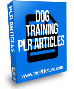 dog training plr articles
