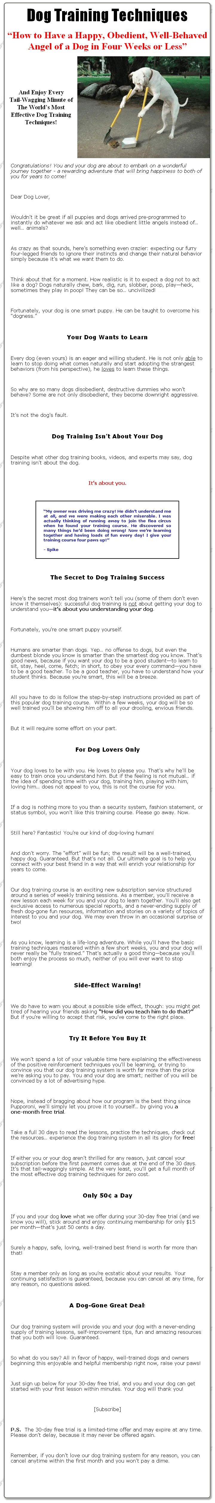 Dog Training Techniques PLR Ebook Package - Image 2
