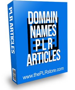 Domain Names PLR Articles