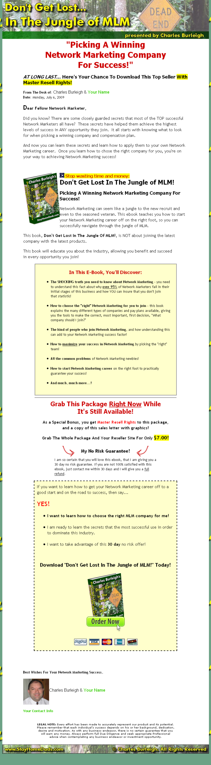 Don't Get Lost in the Jungle of MLM MRR eBook - Image 2