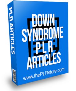 Down Syndrome PLR Articles