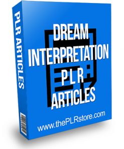 Dream Interpretation PLR Articles