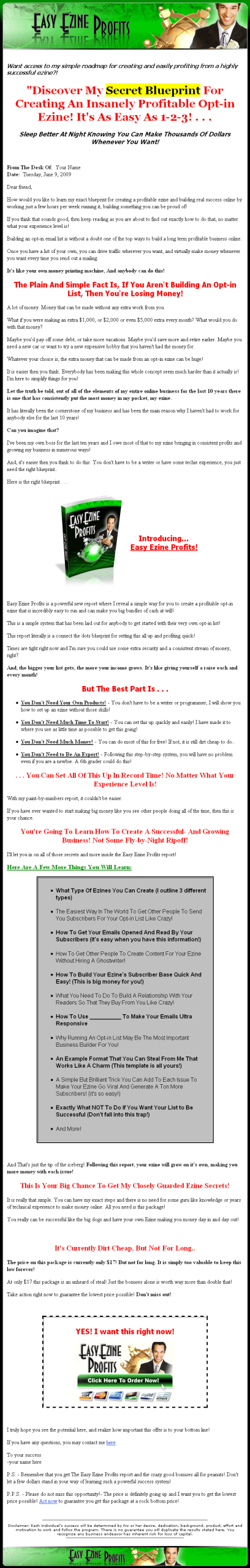 Easy Ezine Profits PLR Ebook - Image 2