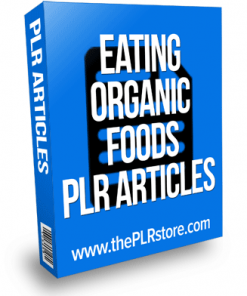 eating organic foods plr articles