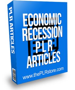 Economic Recession PLR Articles