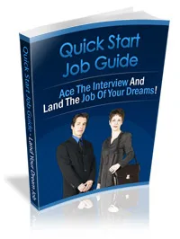 Quick Start Job Hunting Guide PLR eBook