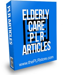 Elderly Care PLR Articles