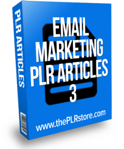 Email Marketing PLR Articles 3
