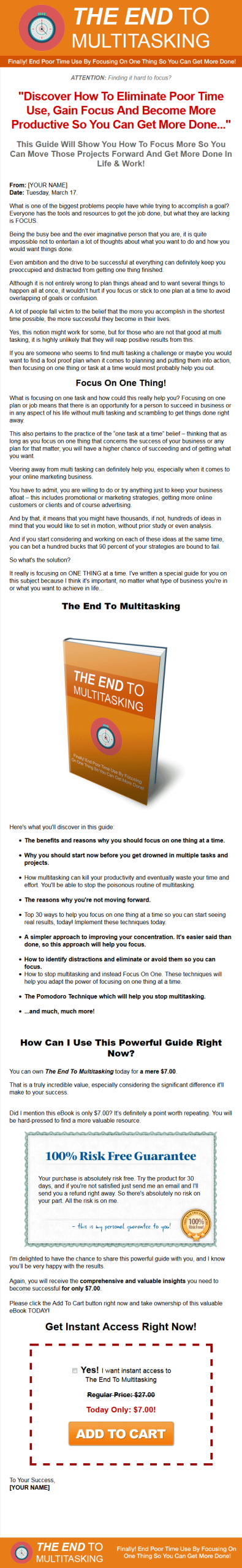 End To Multitasking MRR Ebook Package - Image 2