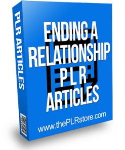 Ending a Relationship PLR Articles