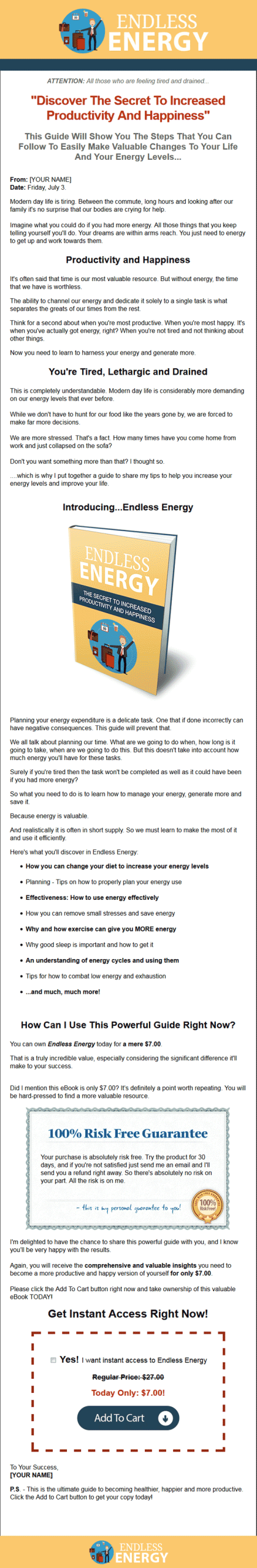 Endless Energy MRR Ebook with Master Resale Rights - Image 2