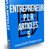 Entrepreneur PLR Articles 5