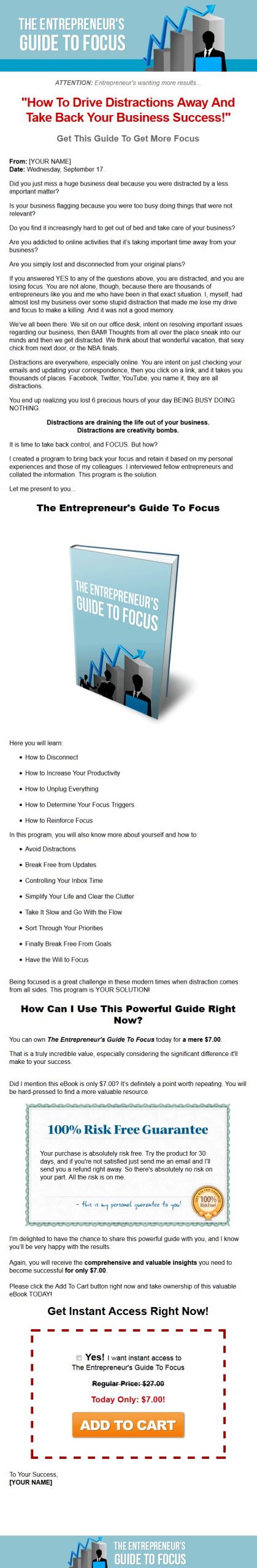 Entrepreneurs Guide To Focus Ebook MRR - Image 2