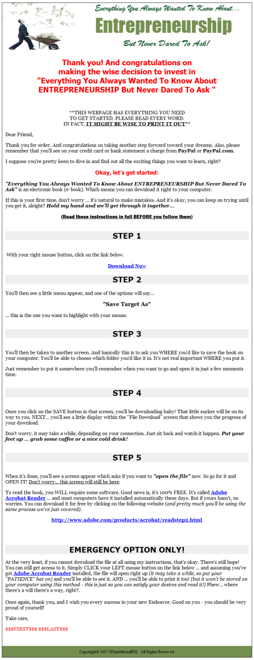 Entrepreneurship PLR Ebook Package (DELUXE) | The PLR Store