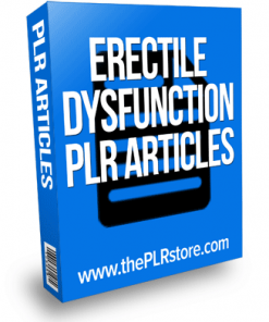 erectile dysfunction plr