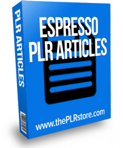 espresso plr articles
