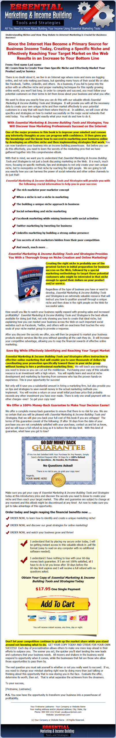Essential Marketing Tools MRR Ebook - Image 2