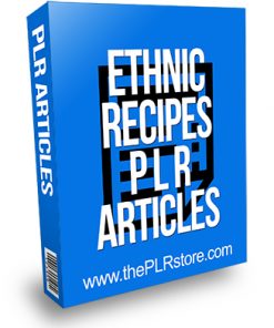 Ethnic Recipes PLR Articles