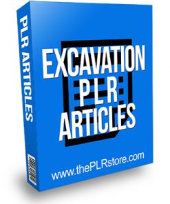 Excavation PLR Articles