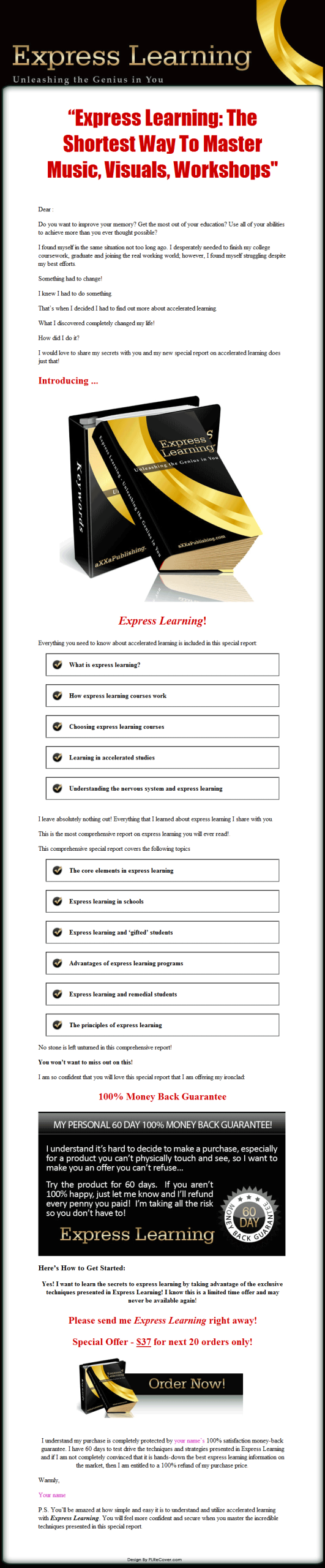 Express Learning PLR Ebook - Image 2