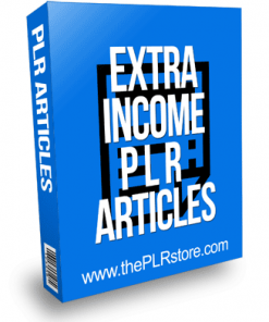 Extra Income PLR Articles