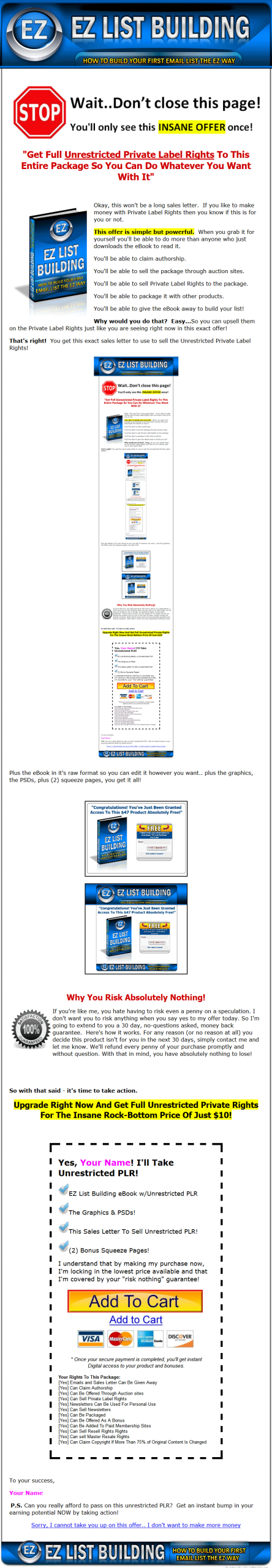 Easy List Building PLR Ebook with Private Label Rights - Image 5
