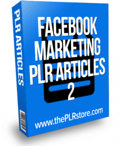 Facebook Marketing PLR Articles 2