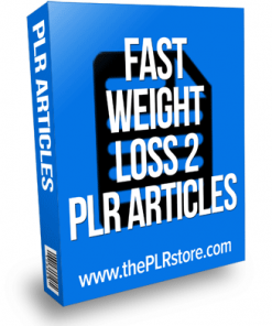 Fast Weight Loss PLR Articles 2