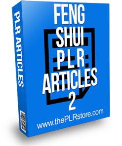 Feng Shui PLR Articles 2