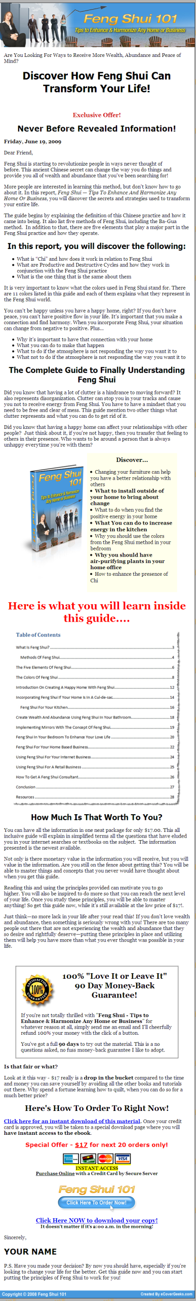 Feng Shui 101 MRR eBook - Image 2