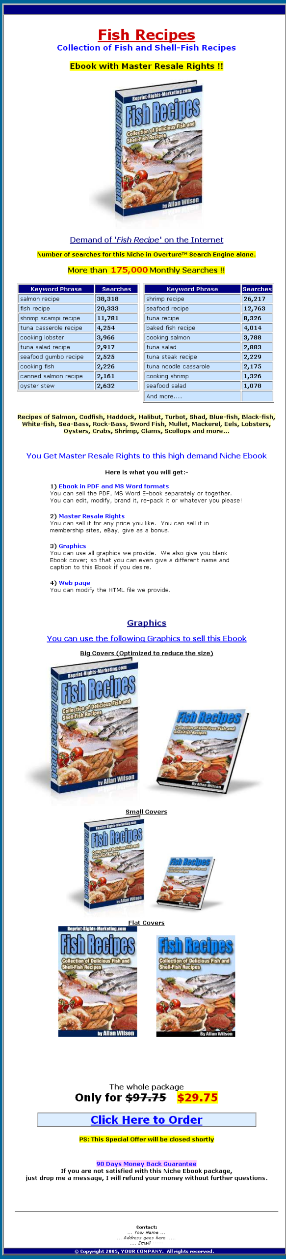 Fish Recipes PLR eBook - Image 2