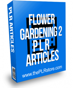 Flower Gardening PLR Articles 2