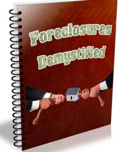 foreclosures demystified plr ebook