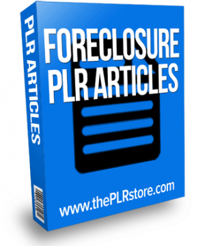 foreclosure plr articles