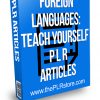 Foreign Languages Teach Yourself PLR Articles
