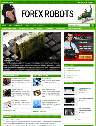 forex robots plr website
