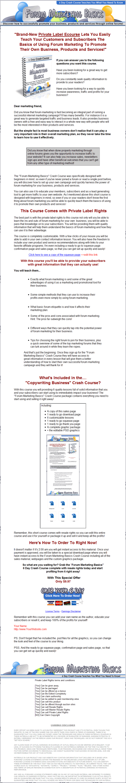 Forum Marketing Secrets Autoresponder Messages PLR - Image 4