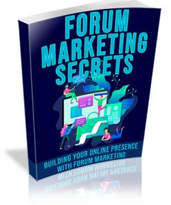 Forum Marketing Secrets PLR Ebook