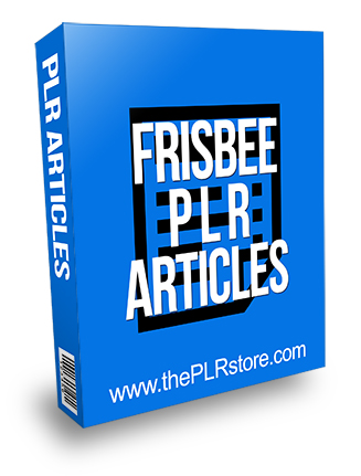 Frisbee PLR Articles