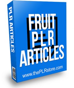 Fruit PLR Articles