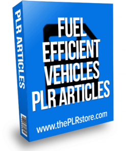 fuel efficient vehicles plr articles