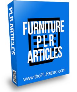 Furniture PLR Articles