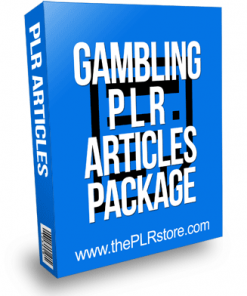 Gambling PLR Articles package