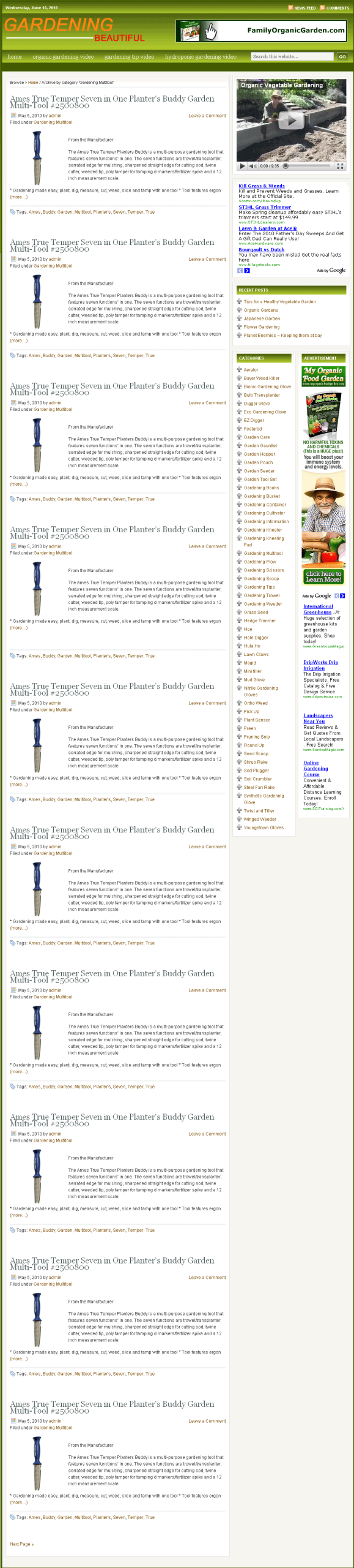 Gardening Pre-Loaded PLR Website Adense Amazon Clickbank - Image 4