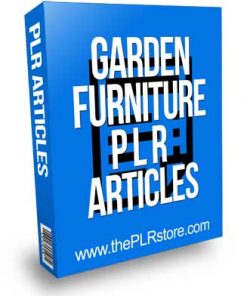 Garden Furniture PLR Articles