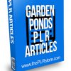 Garden Ponds PLR Articles