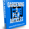 Gardening PLR Articles 3