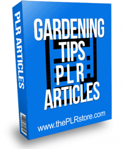 Gardening Tips PLR Articles